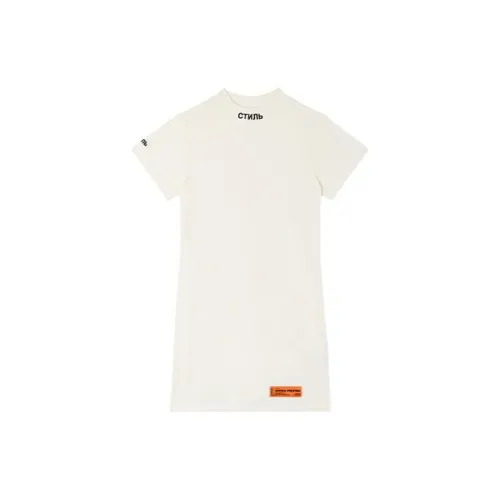 HERON PRESTON Short-Sleeved Dresses Women's White