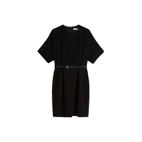 WEEKEND MaxMara Short-Sleeved Dresses Women's Black