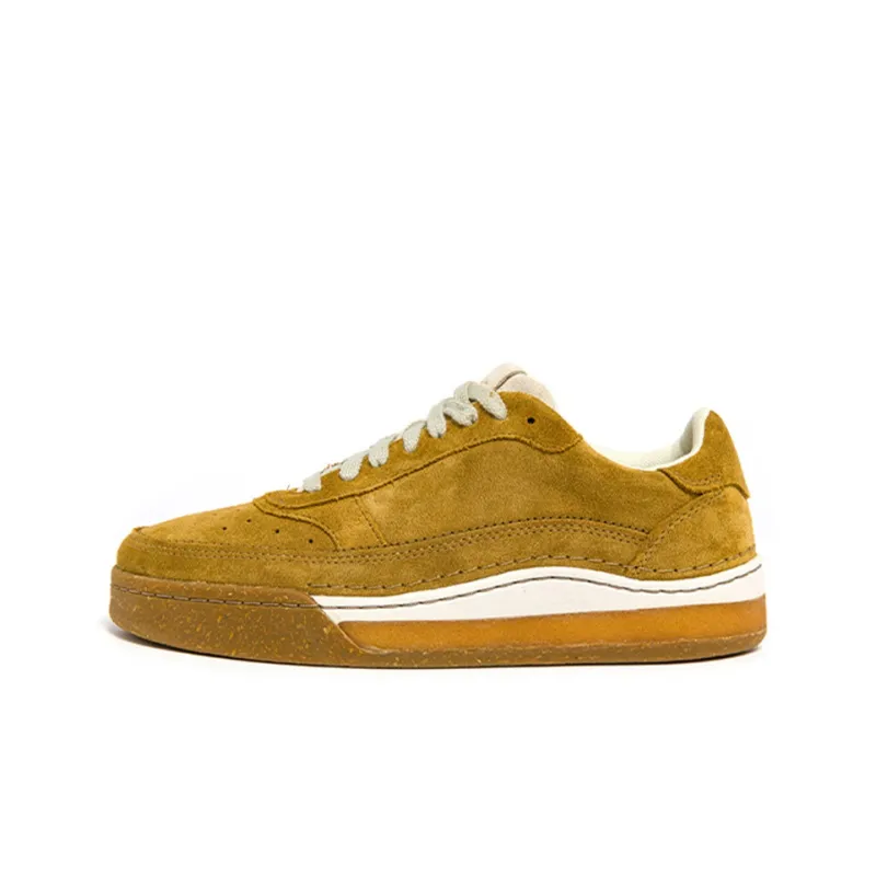 Clarks Stylish Skateboarding Shoes Men's Burnt Yellow-0