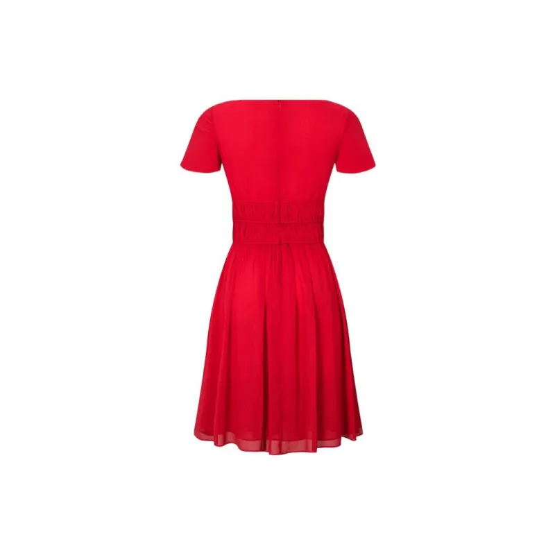 EMPORIO ARMANI Ribbed waist A line Dress-1