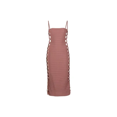 DION LEE Sleeveless Dresses Women's Dusty Pink