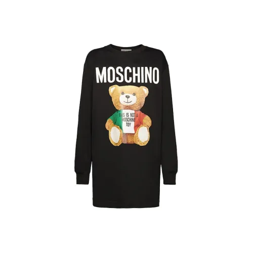 MOSCHINO Long-Sleeved Dresses Women's Black