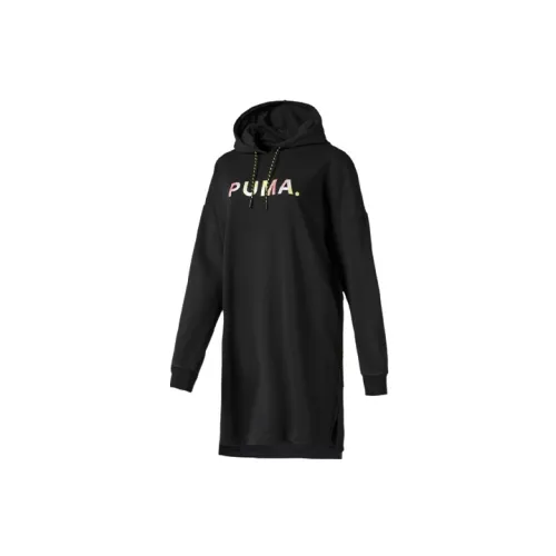 PUMA Long-Sleeved Dresses Women's Black