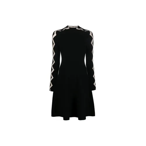 EMPORIO ARMANI Long-Sleeved Dresses Women's Black