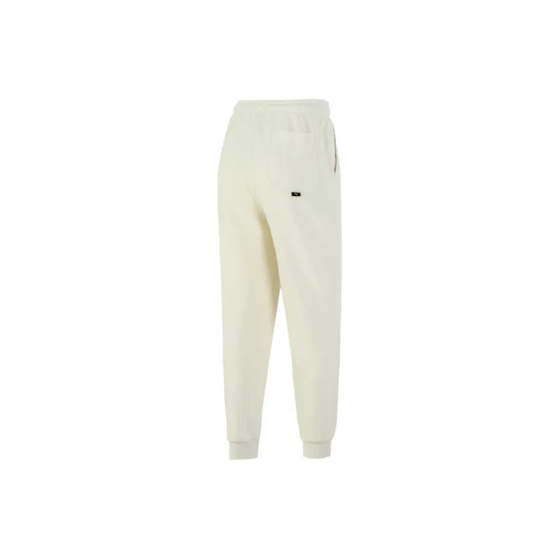 PUMA Knitted Sweatpants Women's Ecru-1