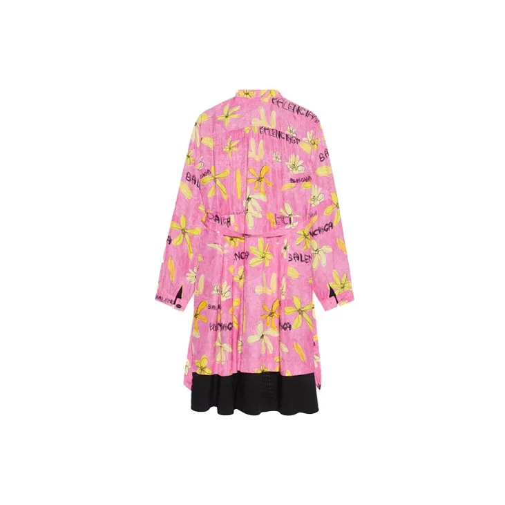 Balenciaga FW21 Long-Sleeved Dresses Women's Black-1