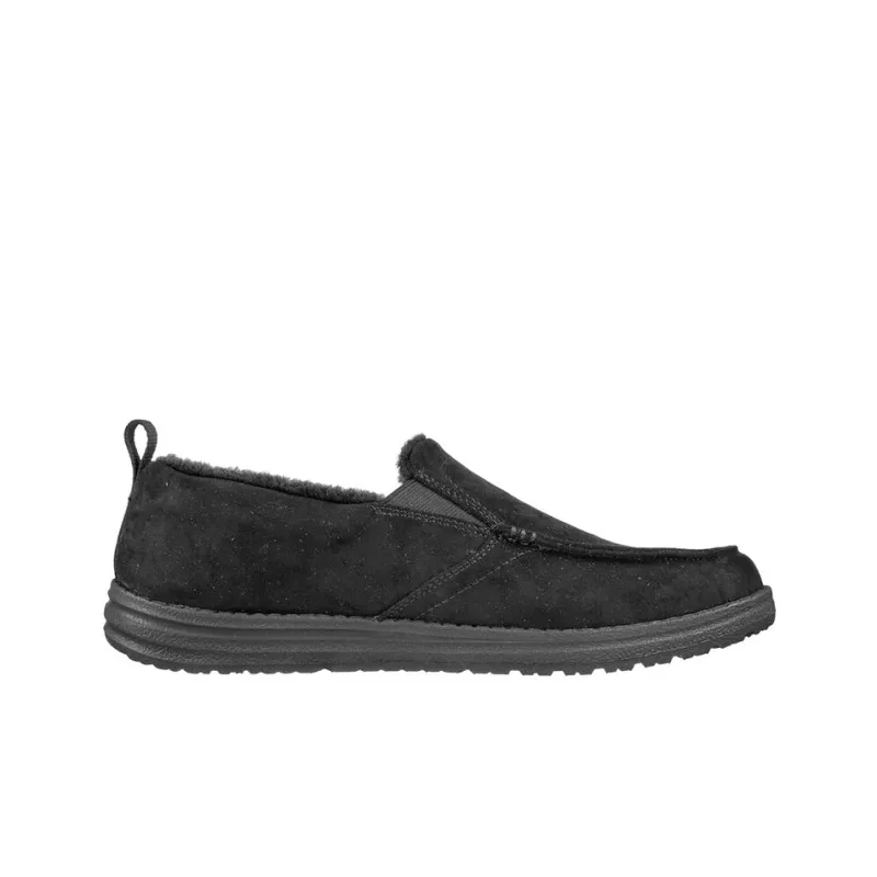 Skechers Relaxed Fit Melson Willmore Cushioning Anti Slip And Wear Resistant Low Top Casual Shoes Men's Black-1