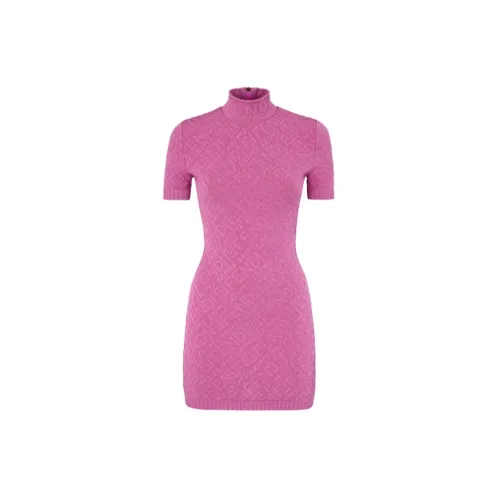 FENDI X Skims Collaboration Short-Sleeved Dresses Women's Pink