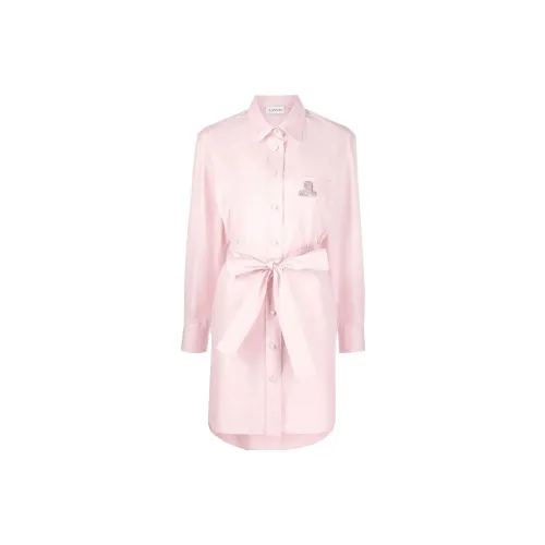 Lanvin Long-Sleeved Dresses Women's Pink