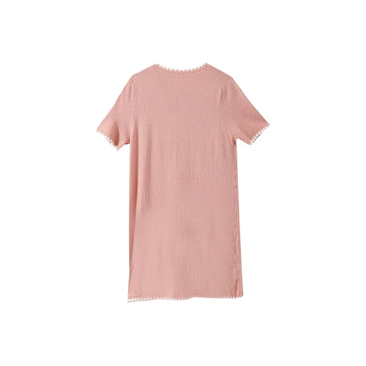 YUMOMO STAR Dress Milk Tea Pink-1