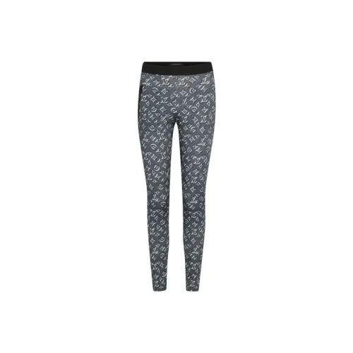 LOUIS VUITTON New Quarterly Products Of LV Casual Pants Women's Navy Blue