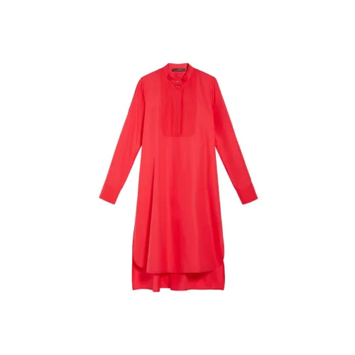 MaxMara Long-Sleeved Dresses Women's Red