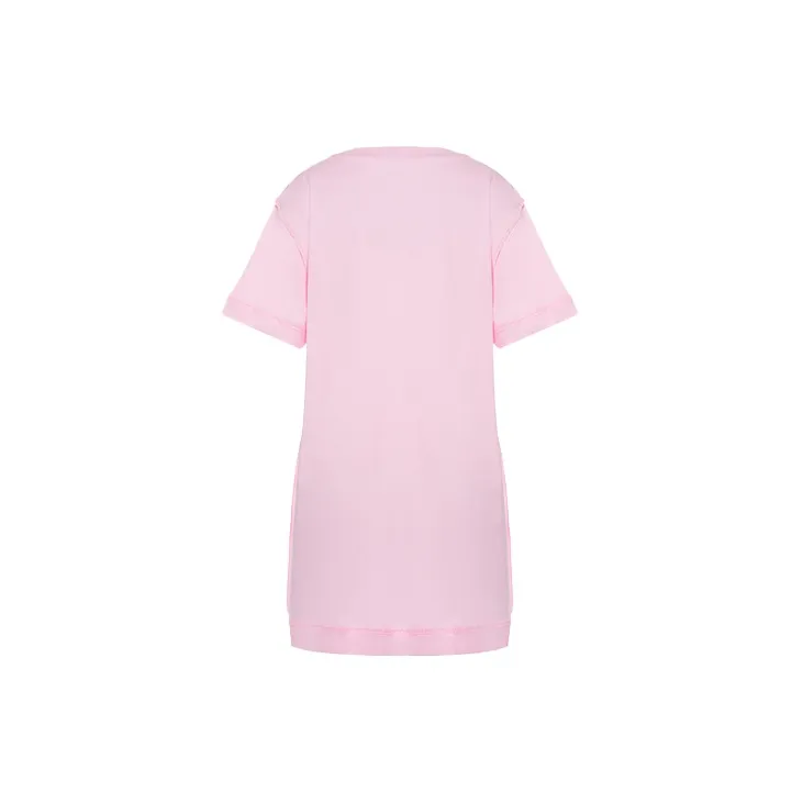 MOSCHINO Short-Sleeved Dresses Women's Pink-1