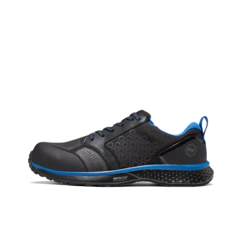 Timberland REAXION Anti-Slip Wear-Resistant Low-Top Sports Casual Shoes Black Blue