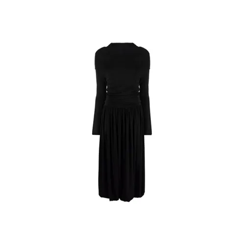 JIL SANDER Long-Sleeved Dresses Women's Black