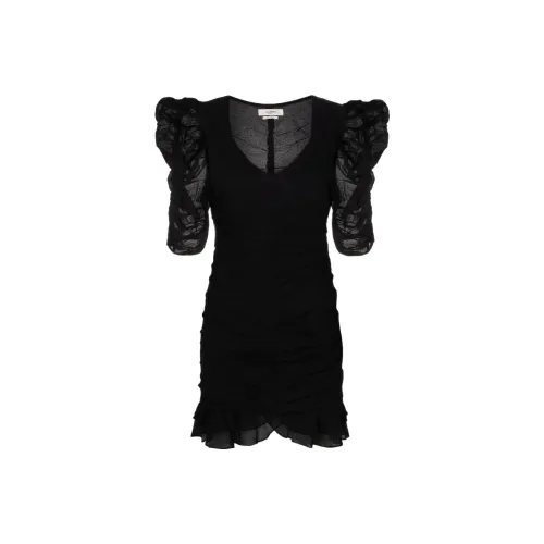 ISABEL MARANT Short-Sleeved Dresses Women's Black