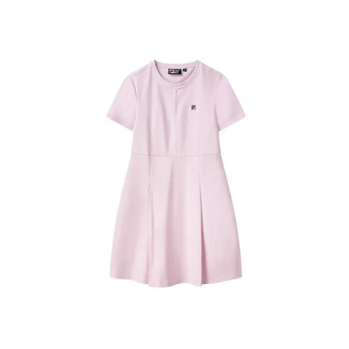 FILA Short-Sleeved Dresses Women's Light Core Pink