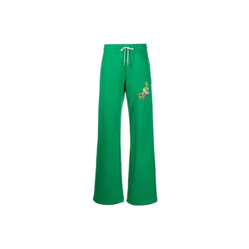 OFF-WHITE SS21 Knitted Sweatpants Women's Green