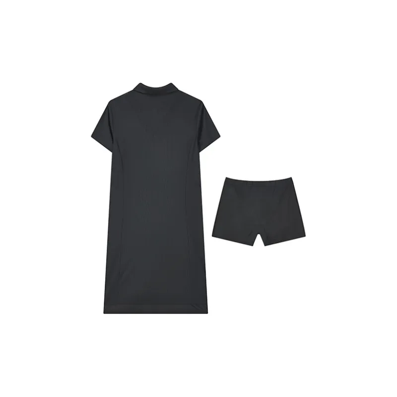 FILA Athletics Short Sleeved Dresses Women's Pitch Black-1