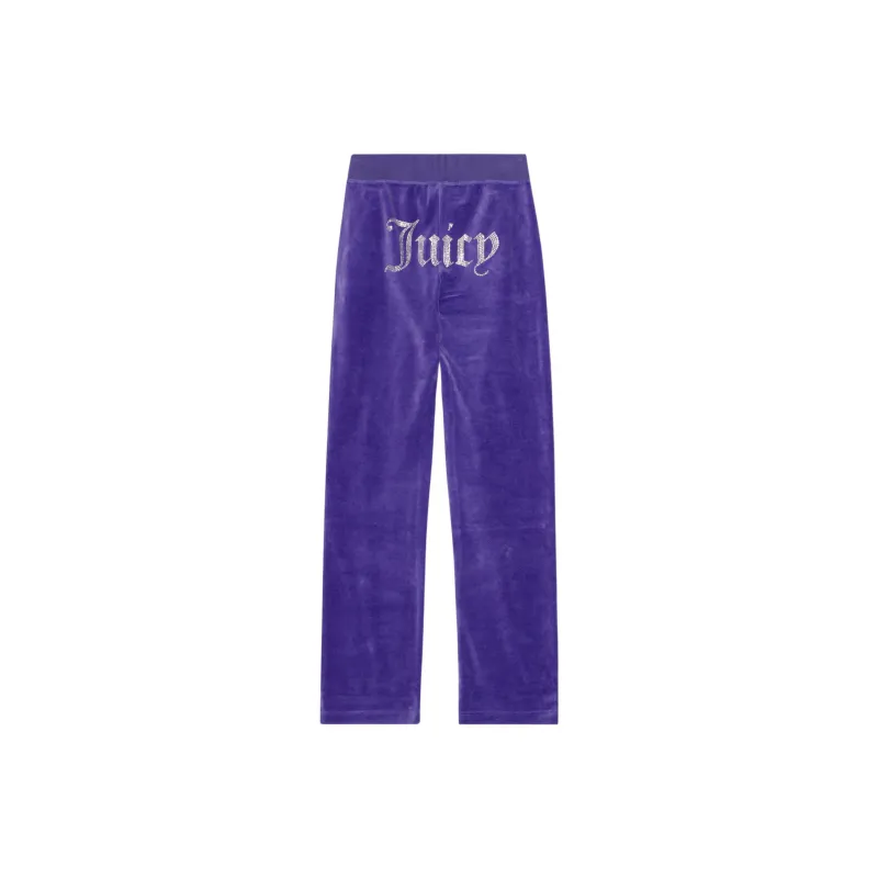GANNI Juicy Couture Knitted Sweatpants Women's Purple-1