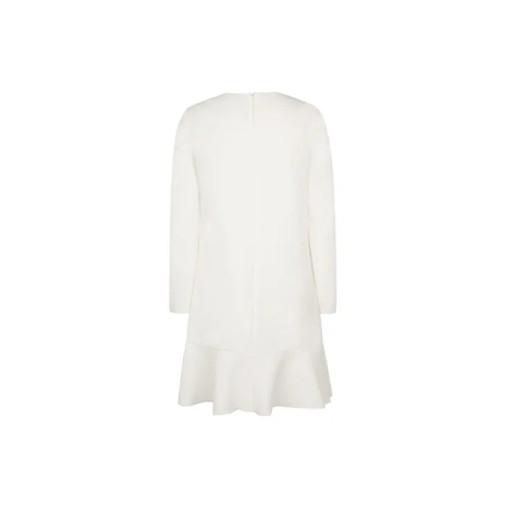 RED VALENTINO Long-Sleeved Dresses Women's White-1