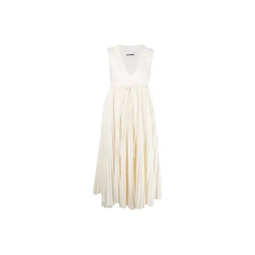 JIL SANDER Sleeveless Dresses Women's White