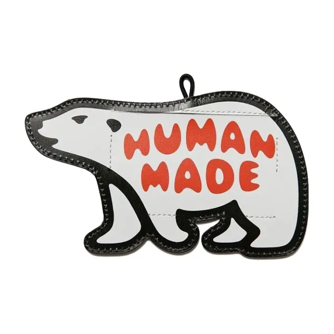 HUMAN MADE Cow Leather Card Holder Regular Women's White-2