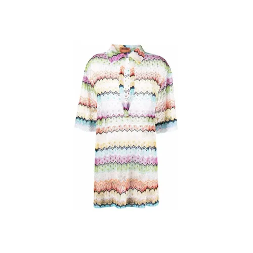 MISSONI Short-Sleeved Dresses Women's Multicolor