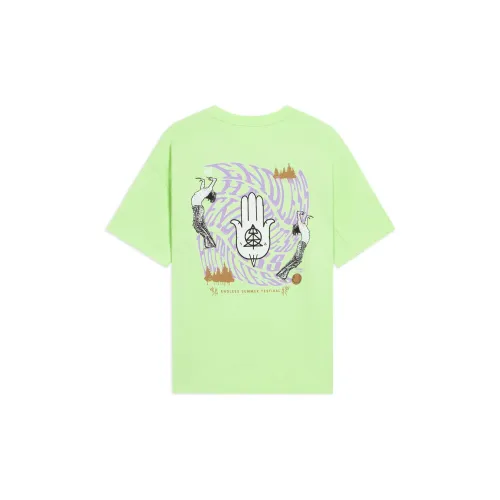 LiNing Summer Party T-Shirts Unisex Butterfly Pink Green