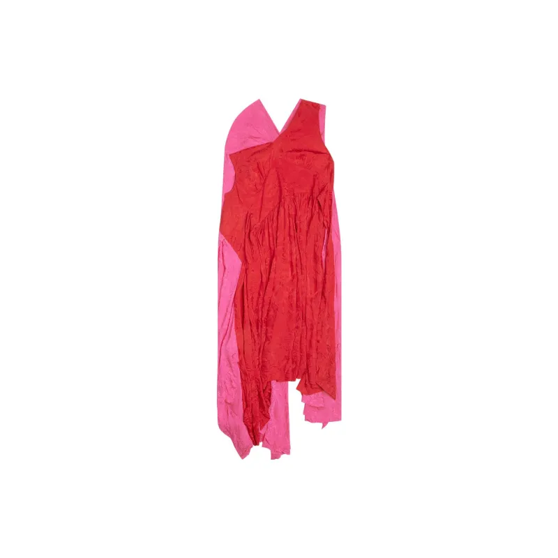 Balenciaga SS22 Sleeveless Dress Women's Pink-1