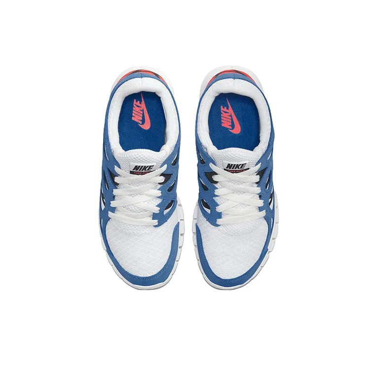 Nike Free Run 2 White Bright Crimson Photo Blue Black Women's-3