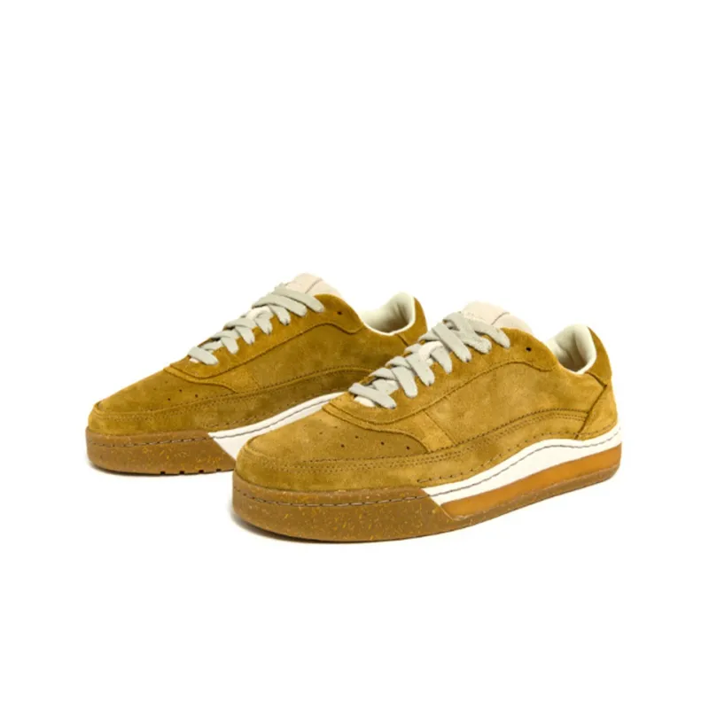 Clarks Stylish Skateboarding Shoes Men's Burnt Yellow-2