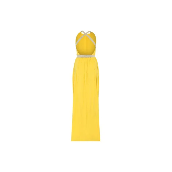 MaxMara Sleeveless Dresses Women's Yellow-1