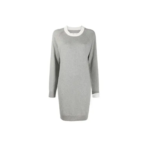 Maison Margiela Long-Sleeved Dresses Women's Gray