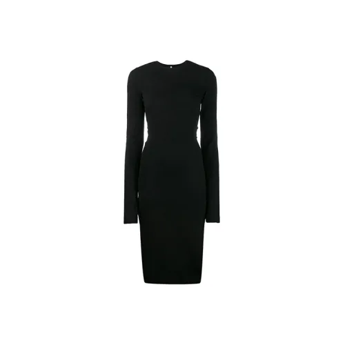 RICK OWENS Long-Sleeved Dresses Women's Black