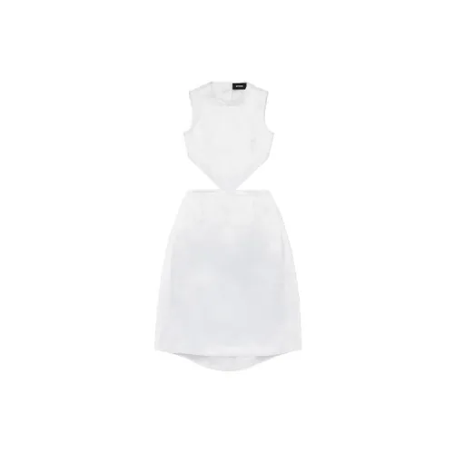 WE11DONE Sleeveless Dresses Women's White