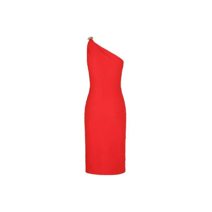 Givenchy Sleeveless Dresses Women's Red-1