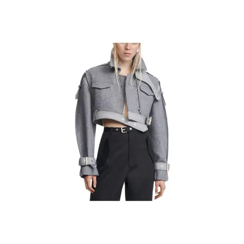 DION LEE Jackets Men Gray