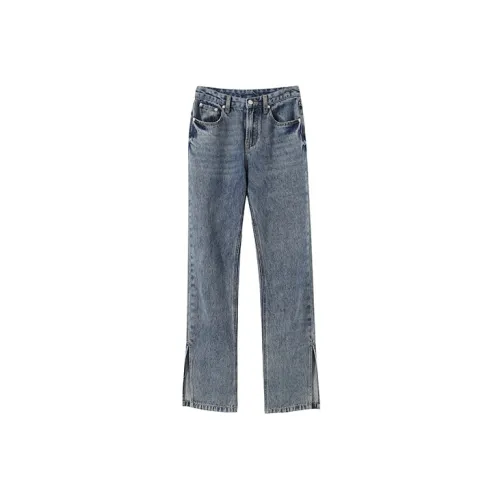 YUMOMO STAR Jeans Women's Denim Blue