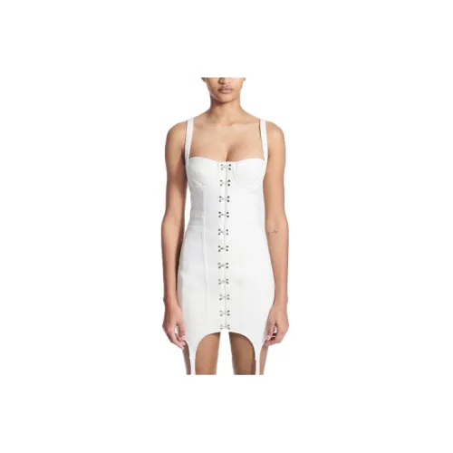 DION LEE Sleeveless Dresses Women's White