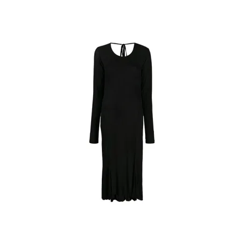 Ann Demeulemeester Long-Sleeved Dresses Women's Black