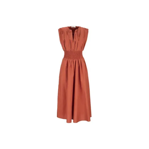 Fabiana Filippi Sleeveless Dresses Women's Brick Red