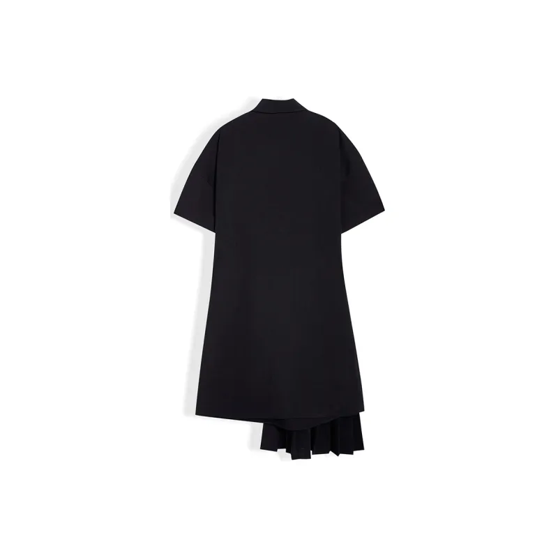 EPTISON WOMAN A Line Skirt Dress Black Elf-1