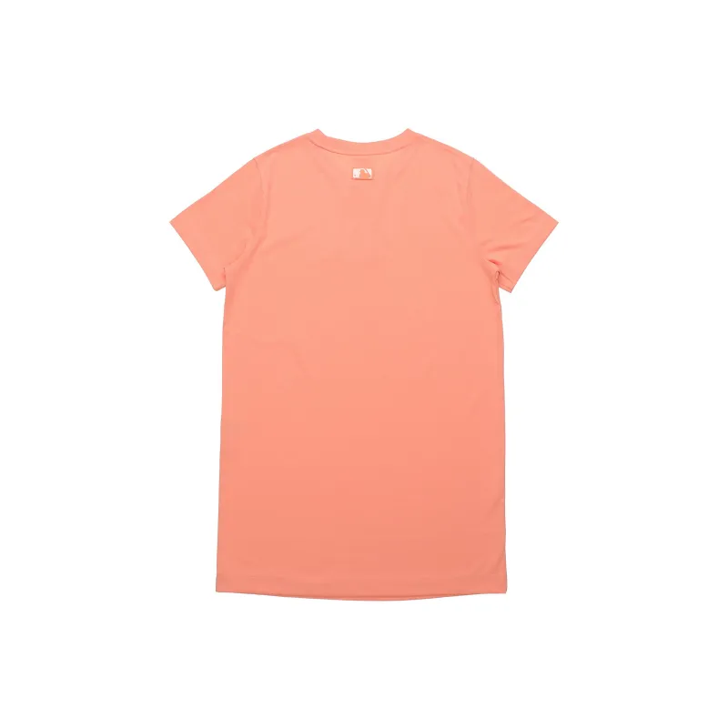 MLB Short Sleeved Dresses Women's Orange-1