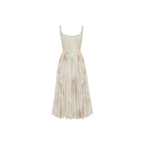 Alexander McQueen Sleeveless Dresses Women's Blush Color