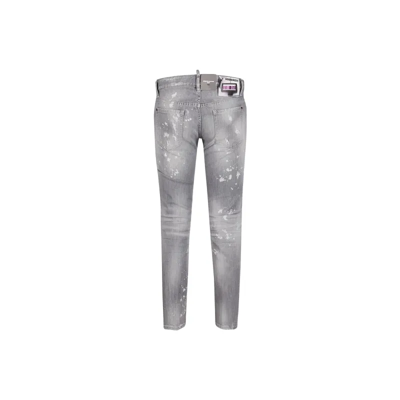 DSQUARED 2 Jennifer Cropped Distress-effect Jeans-1