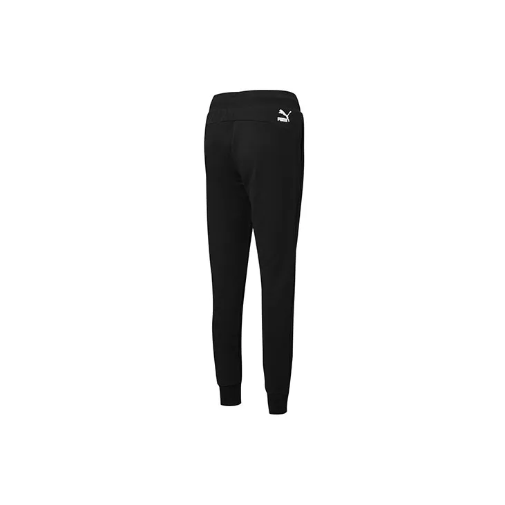 PUMA Knitted Sweatpants Women's Black-1