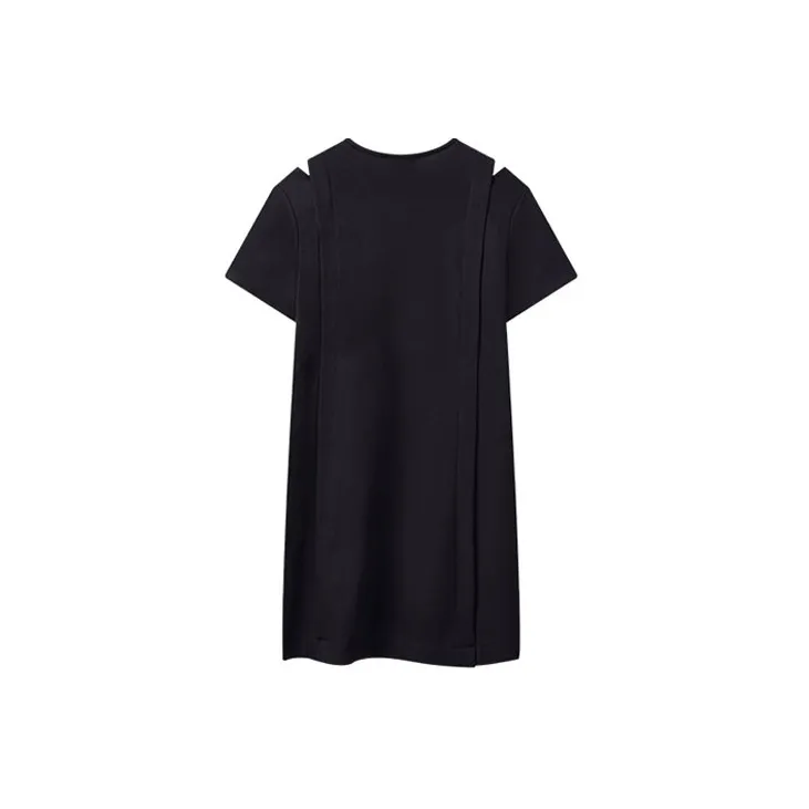 FILA Short Sleeved Dress Women's Navy Blue-1