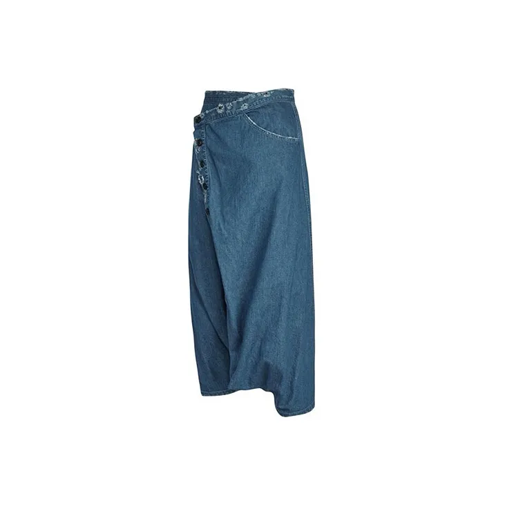 Yohji Yamamoto SS22 Jeans Women's Blue-2