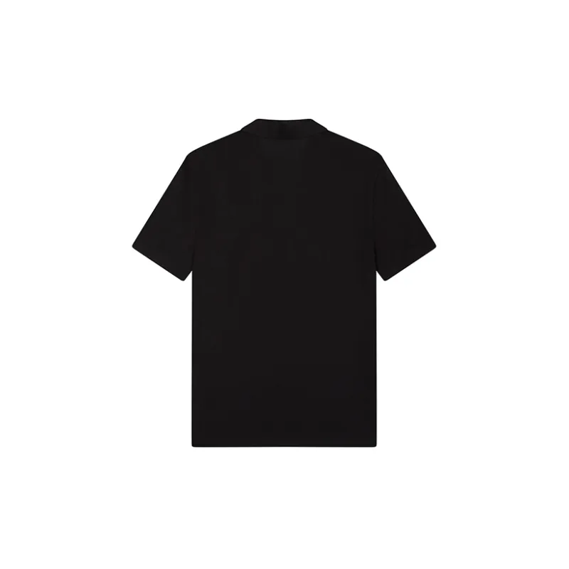 DAVID NAMAN Polo Shirts Men Black-1